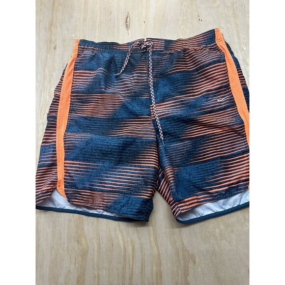 Nike Men’s Swim Trunks XL Orange Blue - Picture 1 of 7